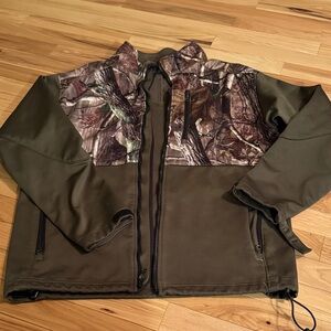 Tag Men's Olive & Camouflage Field Jacket
